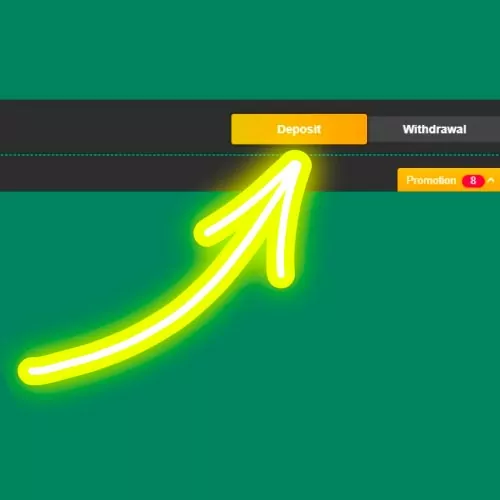 Click on the "Deposit" button