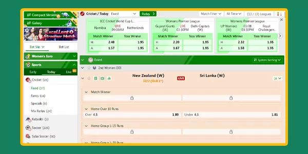 cricket baji live login - step 3