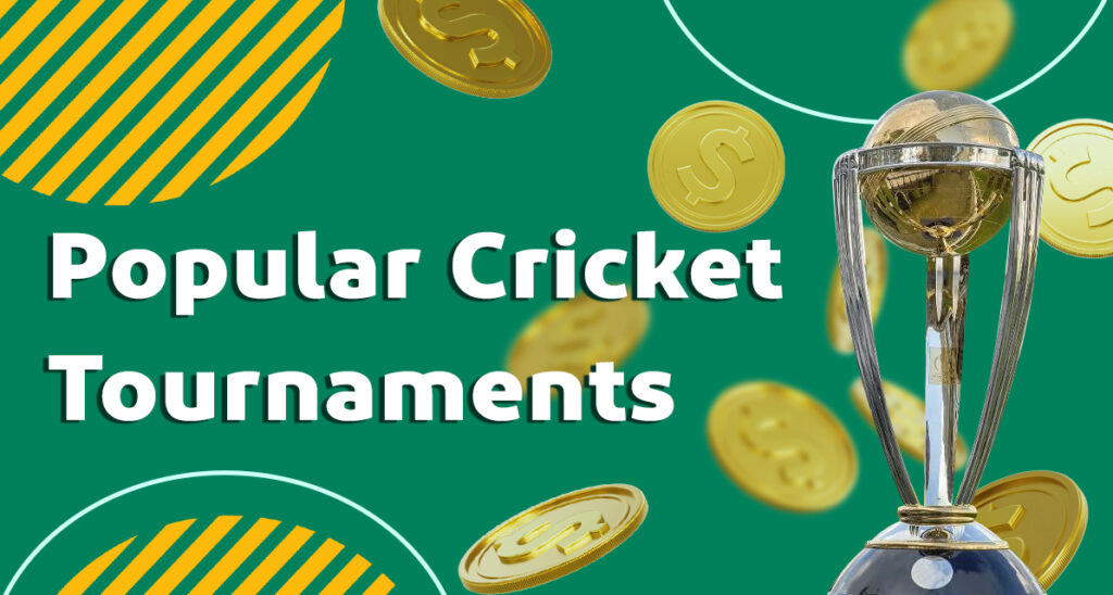 Most popular cricket tournaments for betting on Baji