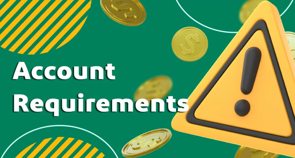 Requirements for new baji account