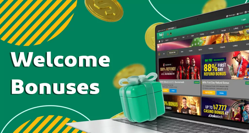 Bonuses for bd baji login registration